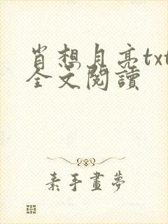 肖想月亮txt全文阅读封面