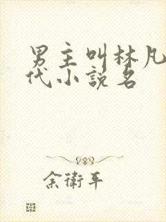 男主叫林凡的现代小说名