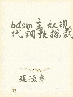 bdsm主奴现代调教总裁文