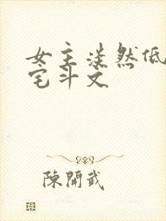 女主淡然低调的宅斗文