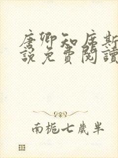 唐卿知席斯年小说免费阅读最新章节封面