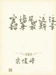 官场风流往事梦韶华最新章节更新时间