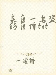 来自一名盗墓者的自传txt