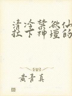 清冷禁欲仙尊被拉下神坛的小说