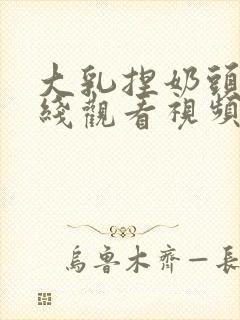 大乳捏奶头揉在线观看视频