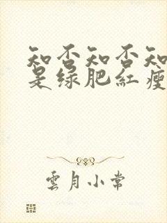 知否知否知否应是绿肥红瘦哪个季节