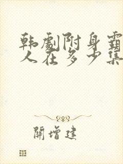 韩剧附身霸占女人在多少集