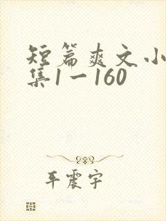 短篇爽文小说合集1一160封面