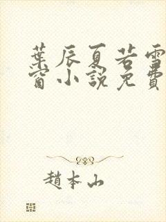 叶辰夏若雪无弹窗小说免费封面