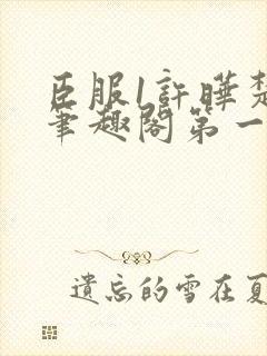 臣服1许晔楚煜笔趣阁第一章