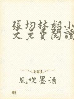 张均林娴小说全文免费阅读封面