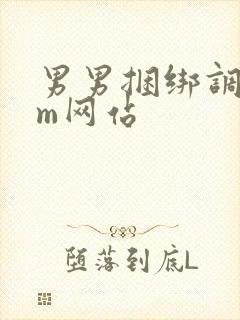 男男捆绑调教sm网站