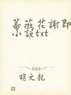 蔷薇花谢即归来小说txt