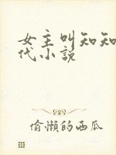 女主叫知知的现代小说