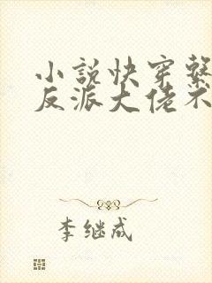 小说快穿系统:反派大佬不好惹