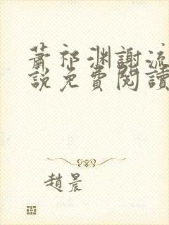 萧祁渊谢流铮小说免费阅读最新章节