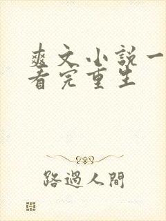 爽文小说一口气看完重生