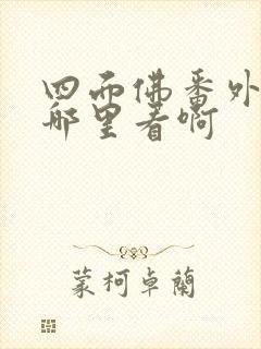 四面佛番外篇在哪里看啊