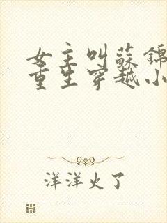 女主叫苏锦什么重生穿越小说