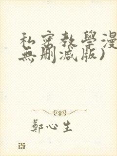 私密教学漫画(无删减版)