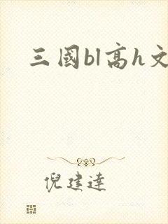 三国bl高h文封面