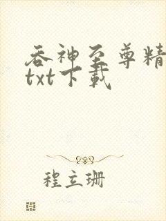 吞神至尊精校版txt下载