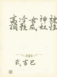 高冷女神被屈辱调教成奴性的小说