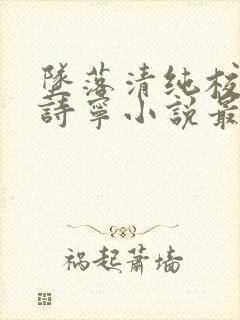 坠落清纯校花赵诗宁小说最新章节更封面