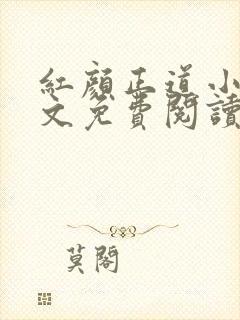 红颜正道小说全文免费阅读最新章节