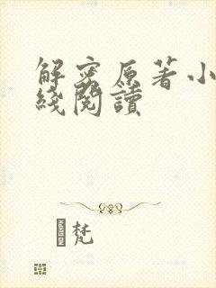 解密原著小说在线阅读