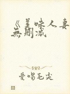 《美味人妻4》无删减