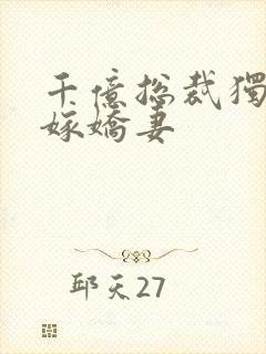 千亿总裁独宠替嫁娇妻