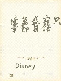 亿万盛宠只为你章节目录封面