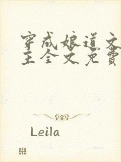 穿成娘道文的女主全文免费阅读