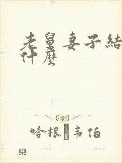 老舅妻子结局是什么