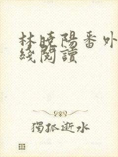 林晓阳番外篇在线阅读