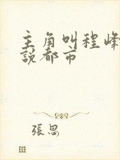 主角叫程峰的小说都市