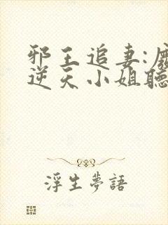 邪王追妻:废材逆天小姐听书免费