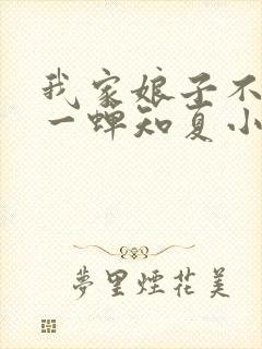 我家娘子不对劲一蝉知夏小说免费全文阅读封面