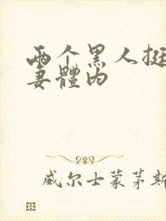 两个黑人挺进娇妻体内