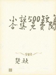 小说500短篇合集免费阅读封面