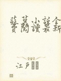 苏莫小说全文免费阅读最新章节