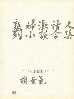 熟妇激情人妻系列小说合集