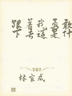 跟着我勇敢的走下去这是什么歌