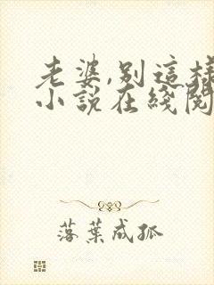 老婆,别这样 小说在线阅读