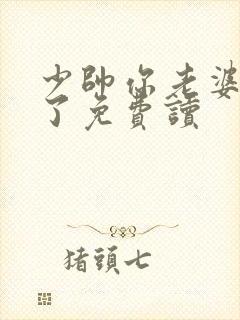 少帅你老婆又跑了免费读