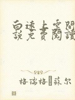 白远上云间的小说免费阅读笔趣阁