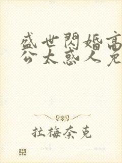 盛世闪婚高冷老公太惑人免费阅读