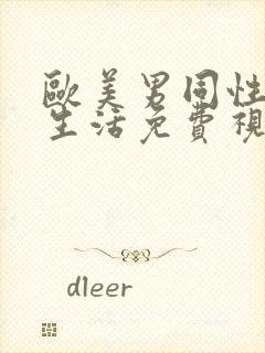 欧美男同性恋性生活免费视频