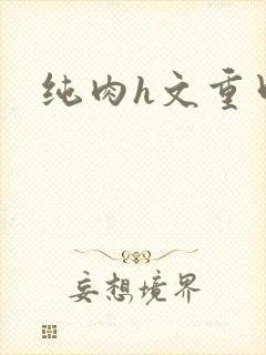 纯肉h文重口